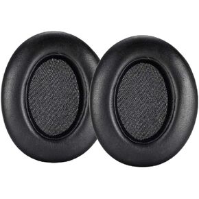 Replacement Ear Pad Cushions for Sony WH-XB910N / WHXB910N Wireless Bluetooth Extra Bass Noise Cancelling Headphones and Softer Protein Leather Memory Foam Earpads Headset (Black)