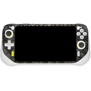 MightySkins Glossy Glitter Skin Compatible with Logitech G Cloud Gaming Handheld - Black Wall | Protective, Durable High-Gloss Glitter Finish | Easy to Apply | Made in The USA