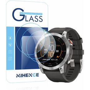 (3PCS) Mihence Compatible with Garmin Epix (Gen 2) Screen Protector, 9H Anti-Scratch Premium Real Tempered Glass Screen Protector Compatible with EPIX (Gen 2) Smartwatch