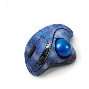 تصميم MightySkins Nebula لماوس كرة التتبع اللاسلكي Logitech M570، فينيل 3M من فئة السيارات، سهل الاستخدام، 20 بوصة
