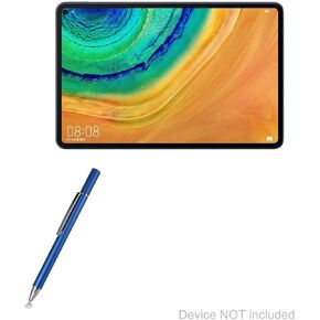 BoxWave Stylus Pen Compatible with Huawei MatePad Pro - AccuPoint Active Stylus, Electronic Stylus with Ultra Fine Tip for Huawei MatePad Pro - Metallic Silver
