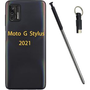 Black G Stylus 2021 Pen for Motorola Moto XT2115 LCD Touch Screen Stylus Pen Replacement Parts for Motorola Moto G Stylus 2021,XT2115 (with Type-C Cable)