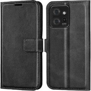 Moto ThinkPhone 5G Wallet Case, Stand Flip Leather Protective Case Magnetic Closure Folio Wallet Cover Case for Motorola Moto ThinkPhone 5G Black