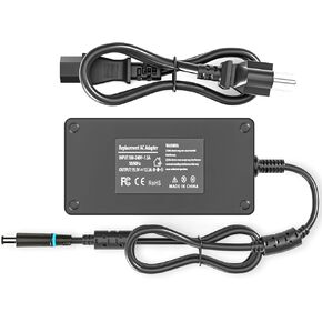 240W Alienware Laptop Charger for Dell Alienware M15 M17 M17X M18X M14X G3 G5 G7 15 17 R1 R2 R3 R4 R5 Area-51m Precision 7710 7530 M6400 M6500 M6600 Laptop 19.5V 12.3A