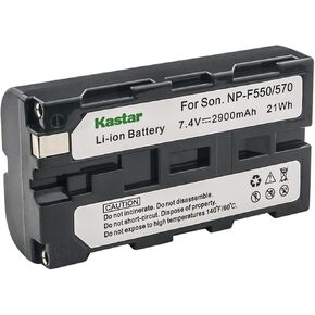 Kastar 1-Pack NP-F570 Battery 7.4V 2900mAh Replacement for Sony DCR-TRV110 DCR-TRV120 DCR-TRV125 DCR-TRV130 DCR-TRV203 DCR-TRV210 DCR-TRV220 DCR-TRV310 DCR-TRV315 DCR-TRV320 DCR-TRV410 Camera