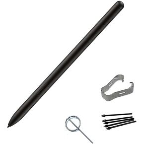 Galaxy Tab S9 Ultra S Pen Replacement for Samsung Galaxy Tab S9 Plus Stylus Pen Replacement withoutBluetooth + Replacement Tips/Nibs + Eject Pin (Black)