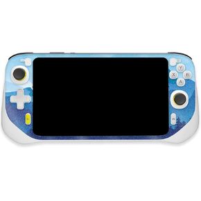 MightySkins Glossy Glitter Skin Compatible with Logitech G Cloud Gaming Handheld - Blue Mountains | Protective, Durable High-Gloss Glitter Finish | Easy to Apply | Made in The USA