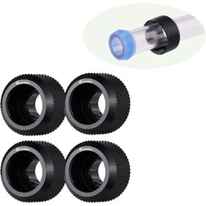 G1/4" Thread Adapters For Rigid Tube Water Cooling,OD14mm 4 PCS Tube Fitting Water Cooling Kit in Kuwait