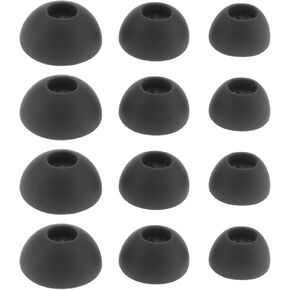 Create idea 6 Pairs Replacement Ear Tips Compatible with Oneplus Buds Pro 2 Silicone Earbuds 3 Sizes(S/M/L) in-ear Soft Plugs with Filter for Noise Isolation Black
