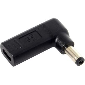 NFHK USB 3.1 Type C USB-C to DC 20V 5.5 2.1mm Adapter PD Emulator Trigger 90 Degree Angled