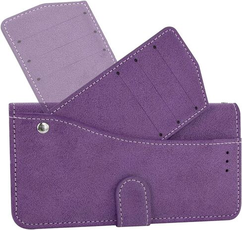 Asuwish Compatible with OnePlus 7T Wallet Case and Tempered Glass Screen Protector TPU Flip Cover Credit Card Holder Stand Cell Phone Cases for OnePlus7t 5G One Plus7T 1 Plus T7 1plus + 1+ 1+7T Purple in Kuwait