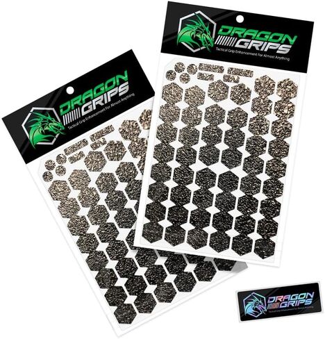 Universal Controller Grips, 18 Pcs Black Textured Non-Slip Rubber for Xbox, PS4 & PS5 Controller Grip Tape, Perfectly Fit to Any Handles, Sweat Resistant to Enhance Gaming Control, 1 Pack in Saudi Arabia