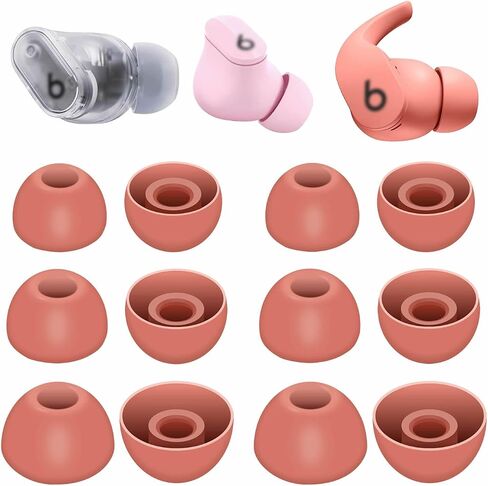 Compatible with Beats Fit Pro Ear Tips, 6 Pairs S/M/L Replacement Soft Silicone Rubber Flexible Fit in Case Gel Eartips Earbuds Earplug Compatible with Beats Studio Buds + Tidal Blue in Saudi Arabia