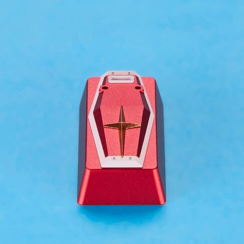 Gundam Metal keycap Set, Keyboard Cap, UC0079 EFSF RX78 Zeon ZAKU Gundam, Suitable for Computer Mechanical Keyboard (RX78Shield) in Saudi Arabia