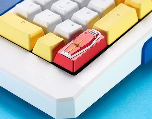Gundam Metal keycap Set, Keyboard Cap, UC0079 EFSF RX78 Zeon ZAKU Gundam, Suitable for Computer Mechanical Keyboard (RX78Shield) in Saudi Arabia