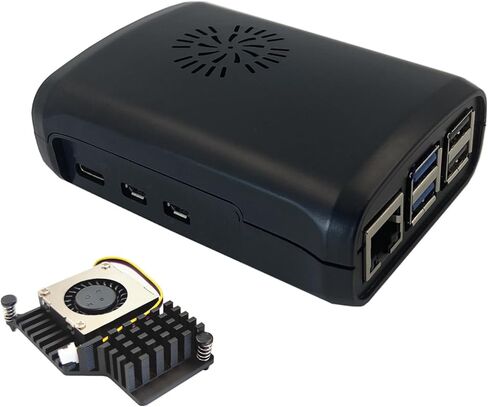 Raspberry Pi 5 Case with Active Cooler, ABS Case for Raspberry Pi 5 4GB/5GB (5BC) in Saudi Arabia