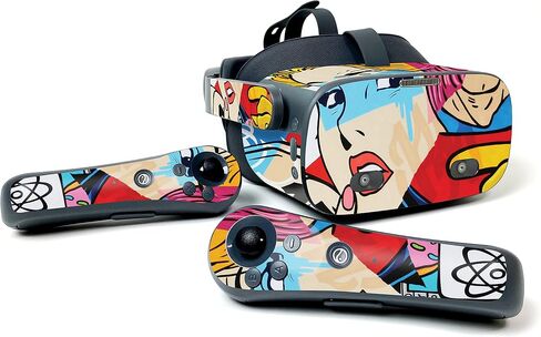 MightySkins Skin Compatible with Pico Neo 2 Eye - Cartoon Mania | Protective, Durable, and Unique Vinyl Decal wrap Cover | Easy to Apply, Remove, and Change Styles | Made in The USA in Saudi Arabia