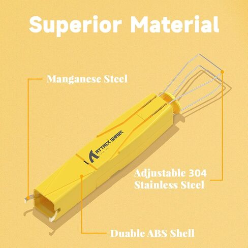 ATTACK SHARK KS01 2-in-1 Switch Puller/Keycap Puller للوحة المفاتيح الميكانيكية، 304 مادة من الفولاذ المقاوم للصدأ، أداة التبديل DIY، سهولة إزالة مفتاح لوحة المفاتيح الميكانيكية البديلة/ساحب Keycap (أزرق) in Saudi Arabia