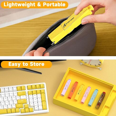 ATTACK SHARK KS01 2-in-1 Switch Puller/Keycap Puller للوحة المفاتيح الميكانيكية، 304 مادة من الفولاذ المقاوم للصدأ، أداة التبديل DIY، سهولة إزالة مفتاح لوحة المفاتيح الميكانيكية البديلة/ساحب Keycap (أزرق) in Saudi Arabia