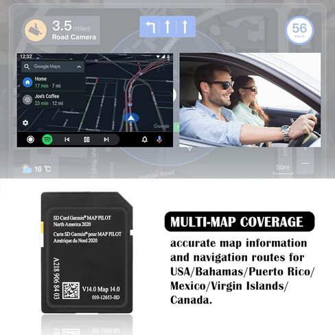 بطاقة SD للملاحة في السيارة OEM#A2189068403، بطاقة SD لخريطة GPS لأمريكا الشمالية متوافقة مع نظام Mercedes C-Class، B-Class، E-Class، بطاقة ذاكرة SD للسيارة لنظام الصوت 20 NTG5/Code 522 in Kuwait