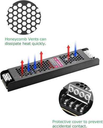 محول إمداد الطاقة 24 فولت 8 أمبير، محول محول عالمي منظم، تيار متردد 100 فولت ~ 240 فولت إلى تيار مستمر 24 فولت 8 أمبير، محرك LED لأضواء الشريط LED نظام كاميرا CCTV راديو طابعة ثلاثية الأبعاد شاشة LCD مشروع الكمبيوتر in Kuwait