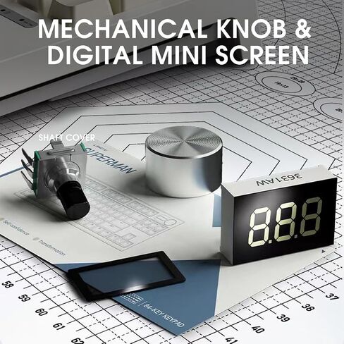 Tri-Mode Bluetooth Wireless hot swappable Mechanical Keyboard with Display and rotatable Control Buttons. 84 Series Keyboard, Full Key plushless, Customized by Macro Lighting Effects.(Grey) in Saudi Arabia