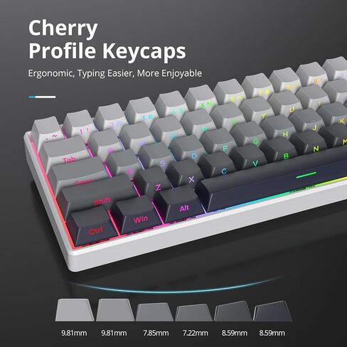 Double Shot PBT Keycap Set, Minimalist Beige/Black/Green Keycaps, 157 Key Custom Cherry Profile Key Cap for 60% 65% 75% 100% MX Switches Mechanical Keyboard (Pine) in Saudi Arabia