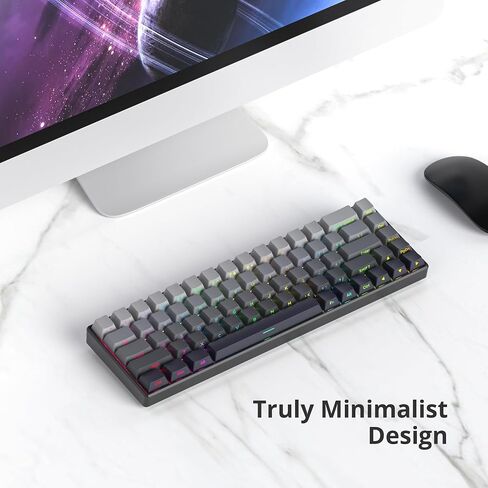 Double Shot PBT Keycap Set, Minimalist Beige/Black/Green Keycaps, 157 Key Custom Cherry Profile Key Cap for 60% 65% 75% 100% MX Switches Mechanical Keyboard (Pine) in Saudi Arabia