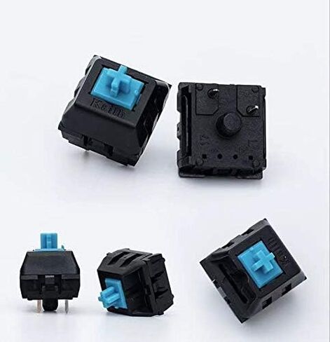jlh Kaihua Blue Switch 3 Pin Keyswitch - Gaoteron & Cherry MX مكافئة DIY مفاتيح قابلة للاستبدال للوحة مفاتيح الألعاب الميكانيكية (65 قطعة، Blue MX) in Saudi Arabia
