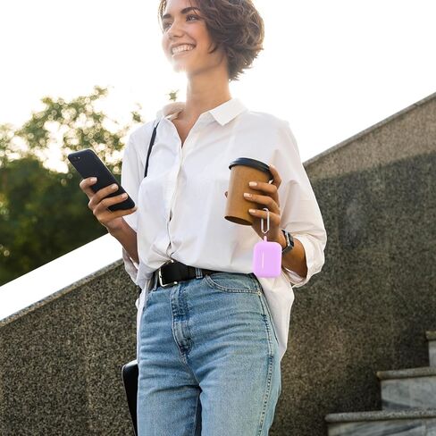 غطاء حافظة AirPods Pro الجيل الثاني/الأول مع سلسلة مفاتيح، ملحقات واقية من السيليكون الناعم مضادة للغبار لعلبة شحن Apple AirPods Pro 2 2022/2019، شاشة LED أمامية مرئية، أسود in Kuwait