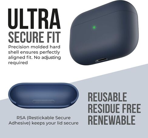 KeyBudz Hybrid Shell Hard Cover for Apple AirPods Pro Case in Saudi Arabia
