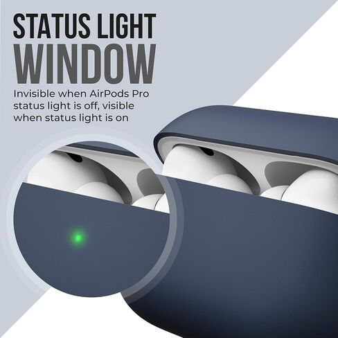 KeyBudz Hybrid Shell Hard Cover for Apple AirPods Pro Case in Saudi Arabia