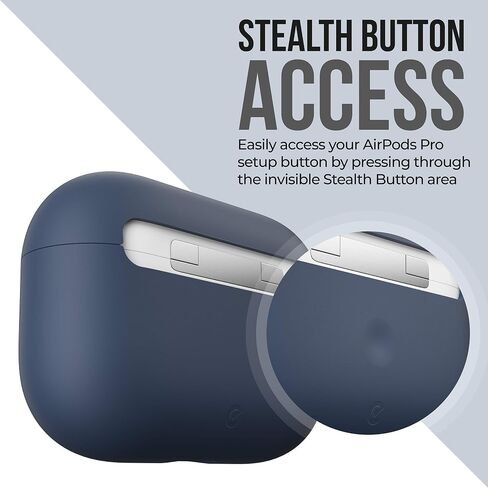 KeyBudz Hybrid Shell Hard Cover for Apple AirPods Pro Case in Saudi Arabia