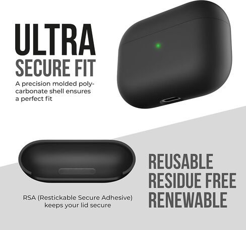 KeyBudz Hybrid Shell Hard Cover for Apple AirPods Pro Case in Saudi Arabia