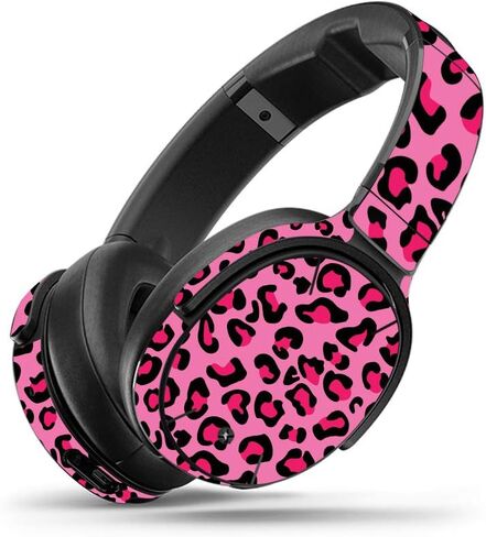 MightySkins Skin Compatible with Skullcandy Venue Wireless Headphones - Teal Leopard | Protective, Durable, and Unique Vinyl wrap Cover | Easy to Apply, Remove, and Change Styles | Made in The USA in Saudi Arabia