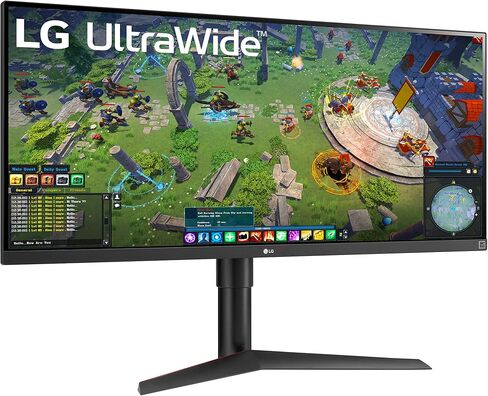 LG 34WP65G-B 34-inch FHD (2560 x 1080) UltraWide Computer Monitor, IPS, VESA DisplayHDR 400, HDR10, 75Hz, AMD FreeSync, HDMI, DisplayPort, USB Type-C, 3-Side Borderless, Tilt/Height Stand, Black in Saudi Arabia