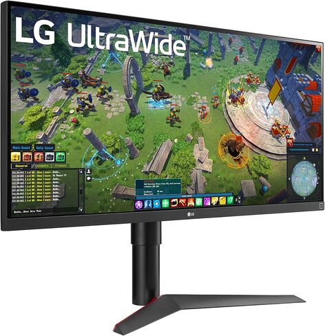 LG 34WP65G-B 34-inch FHD (2560 x 1080) UltraWide Computer Monitor, IPS, VESA DisplayHDR 400, HDR10, 75Hz, AMD FreeSync, HDMI, DisplayPort, USB Type-C, 3-Side Borderless, Tilt/Height Stand, Black in Saudi Arabia