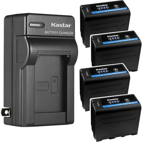Kastar 3-Pack NP-F970PRO Battery 7.2V 8700mAh and AC Wall Charger Compatible with Son CCD-TR555 CCD-TR57 CCD-TR67 CCD-TR610 CCD-TR617 CCD-TR618 CCD-TR640 CCD-TR710 CCD-TR713 CCD-TR716 Camera in Saudi Arabia