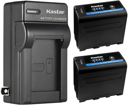 Kastar 3-Pack NP-F970PRO Battery 7.2V 8700mAh and AC Wall Charger Compatible with Son CCD-TR555 CCD-TR57 CCD-TR67 CCD-TR610 CCD-TR617 CCD-TR618 CCD-TR640 CCD-TR710 CCD-TR713 CCD-TR716 Camera in Saudi Arabia