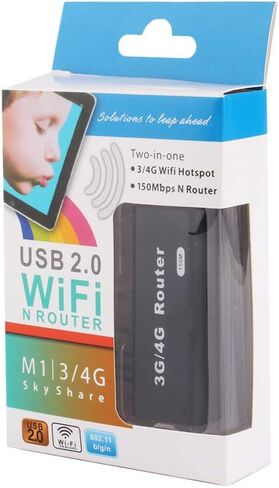Portable 3G 4G , 150Mbps WLAN Hotspot RJ45 USB Router in Saudi Arabia