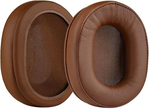 Geekria QuickFit Replacement Ear Pads for ATH M50X, M50xBT2, M50XBT, M50, M40X, M30, M20, M10, ATH-MSR7 Headphones Ear Cushions, Headset Earpads, Ear Cups Cover Repair Parts (Brown) in Saudi Arabia