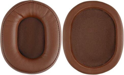 Geekria QuickFit Replacement Ear Pads for ATH M50X, M50xBT2, M50XBT, M50, M40X, M30, M20, M10, ATH-MSR7 Headphones Ear Cushions, Headset Earpads, Ear Cups Cover Repair Parts (Brown) in Saudi Arabia