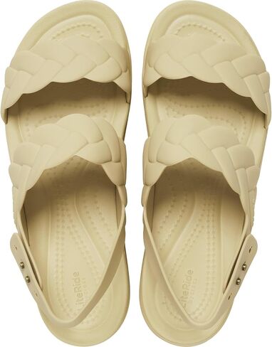 Crocs women's Brooklyn Woven Low Wedges Platform Sandals in Saudi Arabia