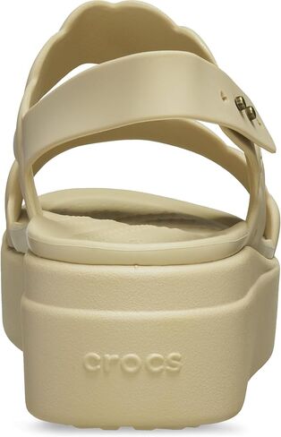Crocs women's Brooklyn Woven Low Wedges Platform Sandals in Saudi Arabia