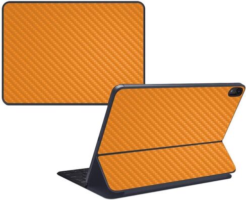 MightySkins Carbon Fiber Skin for Apple iPad Pro Smart Keyboard 12.9" (2018) - Pink - Protective, Durable Textured Carbon Fiber Finish - Easy to Apply, Remove, and Change Styles - Made in The USA in Saudi Arabia