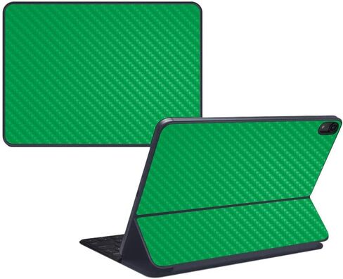 MightySkins Carbon Fiber Skin for Apple iPad Pro Smart Keyboard 12.9" (2018) - Pink - Protective, Durable Textured Carbon Fiber Finish - Easy to Apply, Remove, and Change Styles - Made in The USA in Saudi Arabia