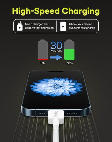 كابل شاحن USB C [عبوتين، 6 أقدام]، كابل شاحن 310 نوع C شحن سريع من النايلون المضفر USB A (USB 2.0) إلى كابل USB C لهاتف Samsung Galaxy Note 10 Note 9/S10+ S10، LG V30 (أبيض) in Saudi Arabia