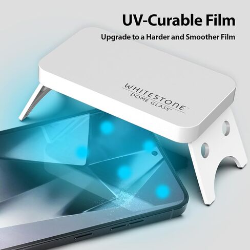 DOME GLASS Whitestone UV GEN Film Screen Protector with UV light for Samsung Galaxy S24 Ultra [2pack] in Saudi Arabia