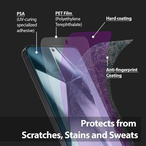 DOME GLASS Whitestone UV GEN Film Screen Protector with UV light for Samsung Galaxy S24 Ultra [2pack] in Saudi Arabia