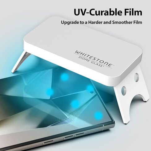 DOME GLASS Whitestone UV GEN Film Screen Protector with UV light for Samsung Galaxy S24 Ultra [2pack] in Saudi Arabia